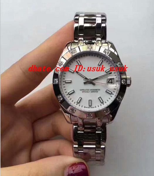 luxury watches japan 6t51 movement 18k white gold diamond dial/bezel automatic ladies watch 34mm fashion brand women's watch, Slivery;brown
luxury watches japan 6t51 movement 18k white gold diamond dial/bezel automatic ladies watch 34mm fashion brand women's watch, Slivery;brown