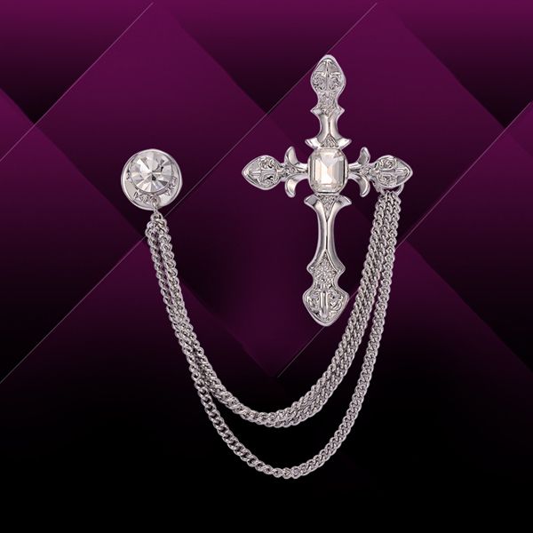 wholesale-fashion men silver brooch rhinestone cross lapel pin broach vintage women crystal broches female scarf hijab suit jewelry, Gray
wholesale-fashion men silver brooch rhinestone cross lapel pin broach vintage women crystal broches female scarf hijab suit jewelry, Gray