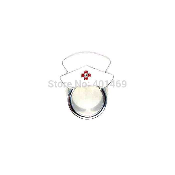 wholesale-6pcs lot enamel nurse hat cap charm magnetic eyeglasses holder baidge jewelry, Gray
wholesale-6pcs lot enamel nurse hat cap charm magnetic eyeglasses holder baidge jewelry, Gray