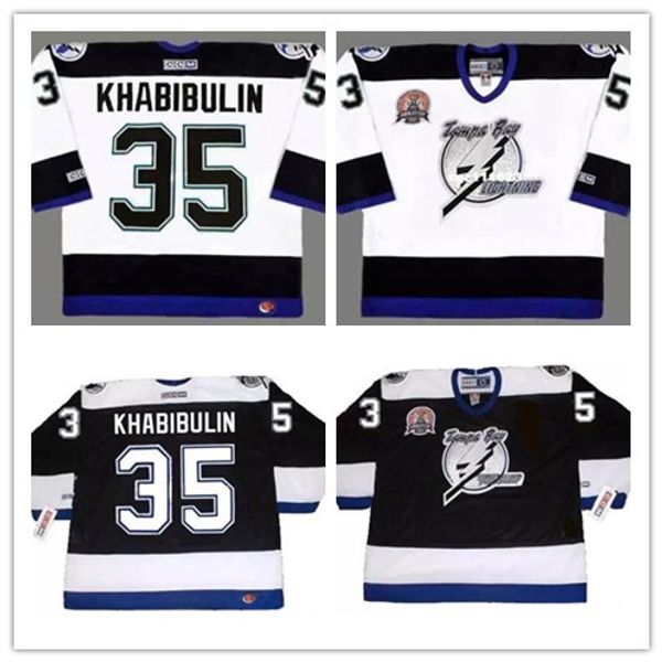 Mens Tampa Bay Lightning #35 NIKOLAI KHABIBULIN Tampa Bay Lightning 2004 CCM Jerseys Home Jerseys stitched Hockey Jersey
Mens Tampa Bay Lightning #35 NIKOLAI KHABIBULIN Tampa Bay Lightning 2004 CCM Jerseys Home Jerseys stitched Hockey Jersey