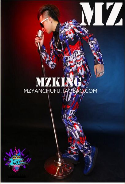 a male singer a nightclub in the korean version runway looks blue and red light silk satin elastic suit costumes geometry. s-6xl, Black;red
a male singer a nightclub in the korean version runway looks blue and red light silk satin elastic suit costumes geometry. s-6xl, Black;red