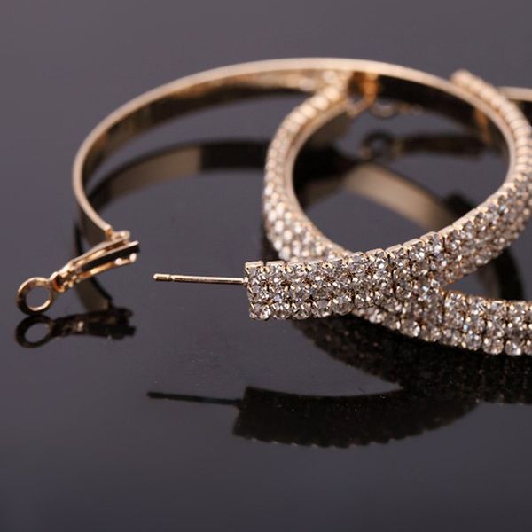 2016 fashion jewelry flash crystal rhinestone gold plating earrings hoop earrings for women #e061, Golden;silver
2016 fashion jewelry flash crystal rhinestone gold plating earrings hoop earrings for women #e061, Golden;silver
