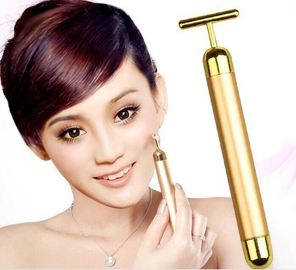 new beauty massage bar 24k golden vibration facial bar for skin lifting skin tightening wrinkle removal 2pcs/lot
new beauty massage bar 24k golden vibration facial bar for skin lifting skin tightening wrinkle removal 2pcs/lot