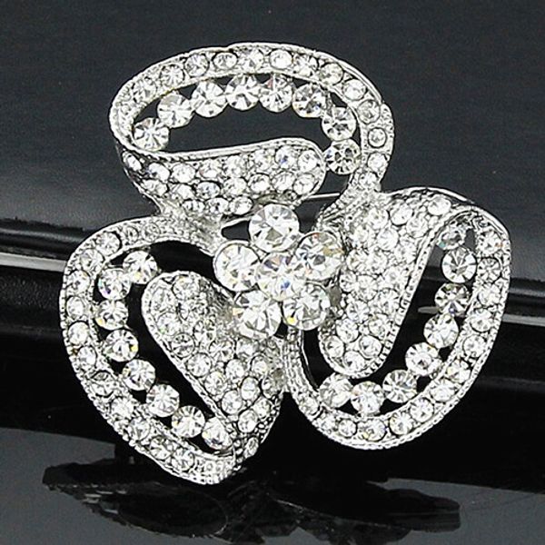 Hot Selling Sparklinig Diamante Flower Brooch Fashion Women Wedding bridal Bouquet Brooch Pins Vintage Silver Tone Cheap Good Quality
Hot Selling Sparklinig Diamante Flower Brooch Fashion Women Wedding bridal Bouquet Brooch Pins Vintage Silver Tone Cheap Good Quality