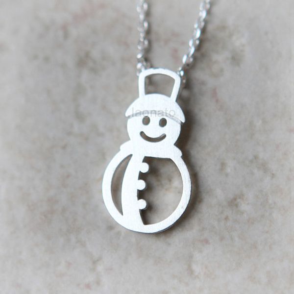 30pcs- n124 cute snowman necklace lovely snow man necklaces funny winter necklace for christmas kid gifts, Silver
30pcs- n124 cute snowman necklace lovely snow man necklaces funny winter necklace for christmas kid gifts, Silver