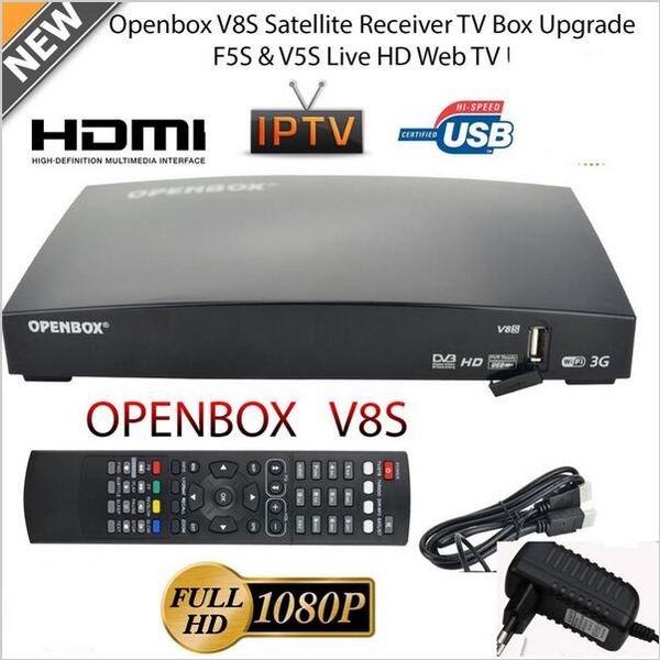 

OPENBOX V8S Full HD 1080P спутниковый ресивер Freesat TV Box EU-Plug горячая