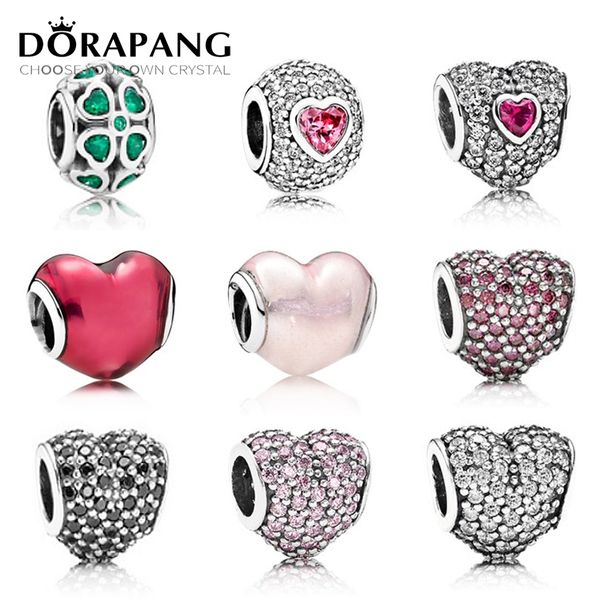 dorapang 100% 925 sterling silver classic beads love/heart charm fit bracelet diy bracelet the factory wholesale, Black
dorapang 100% 925 sterling silver classic beads love/heart charm fit bracelet diy bracelet the factory wholesale, Black