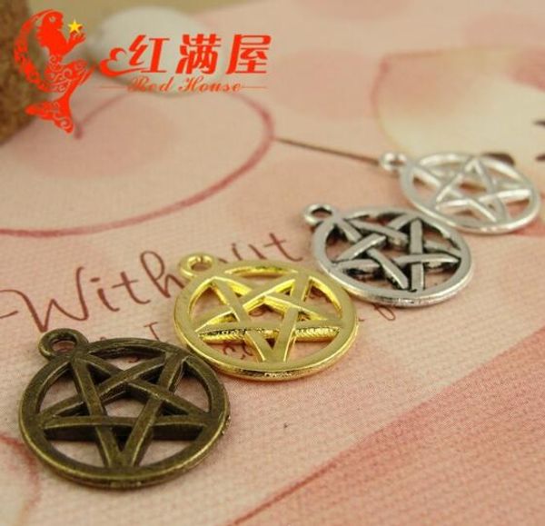 500 pcs 16mm vintage metal alloy pentagram charms pendants jewelry star charms 4 color for option, Bronze;silver
500 pcs 16mm vintage metal alloy pentagram charms pendants jewelry star charms 4 color for option, Bronze;silver