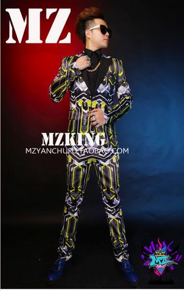 male singer clubs in europe and the runway looks yellow black geometric light silk satin elastic suit costumes. s - 6 xl, Black;red
male singer clubs in europe and the runway looks yellow black geometric light silk satin elastic suit costumes. s - 6 xl, Black;red