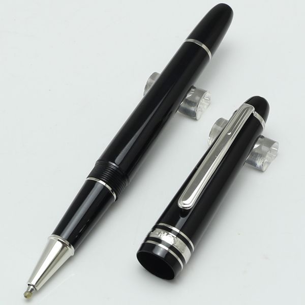 Luxury resin MB black roller ball pen school and office stationary supplies ballpoint pens for Writing #145
Luxury resin MB black roller ball pen school and office stationary supplies ballpoint pens for Writing #145