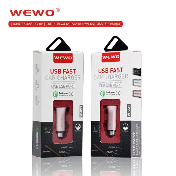 wewo quick charger 15w high-quality car chargers 3.1a original qualcomm 3.0 fast and safe charging port for i phone ios/android 
wewo quick charger 15w high-quality car chargers 3.1a original qualcomm 3.0 fast and safe charging port for i phone ios/android