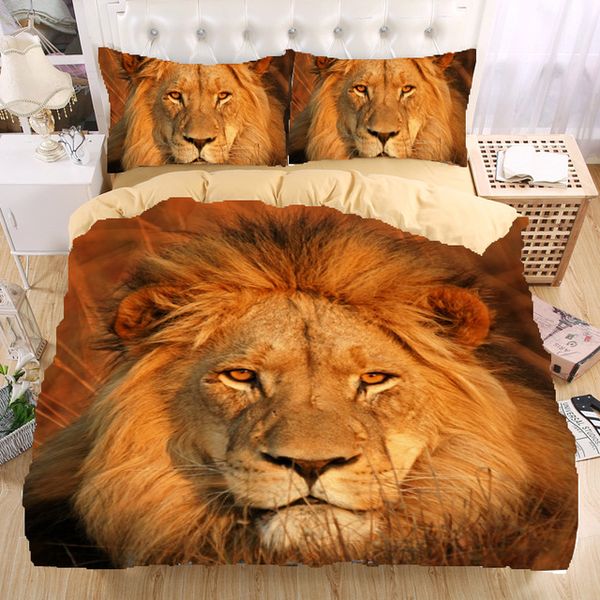 wholesale- lion 3d bedding set monocerus print duvet cover set twin king beautiful pattern real effect lifelike bedclothes
wholesale- lion 3d bedding set monocerus print duvet cover set twin king beautiful pattern real effect lifelike bedclothes