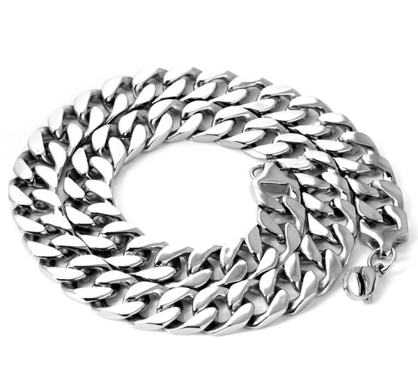 for holiday gift casting 316l stainless steel miami cuban curb link chain necklace cool men jewlery silver 15mm 24''
for holiday gift casting 316l stainless steel miami cuban curb link chain necklace cool men jewlery silver 15mm 24''