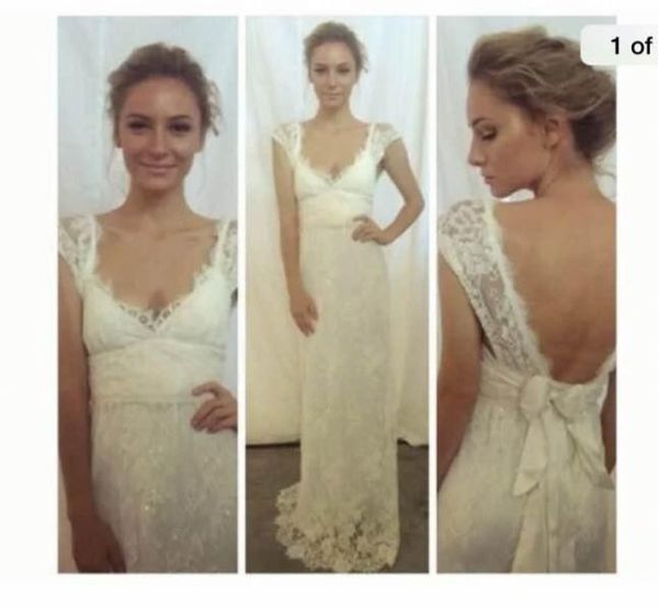 bohemian beach wedding dresses full lace bridal dresses 2016 summer v neck open back wedding gowns vestidos, White
bohemian beach wedding dresses full lace bridal dresses 2016 summer v neck open back wedding gowns vestidos, White