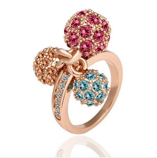 drop shipping 18k real gold plated three crystal balls ring nickel k golden plating rhinestone,elegant ring nice gift, Silver
drop shipping 18k real gold plated three crystal balls ring nickel k golden plating rhinestone,elegant ring nice gift, Silver