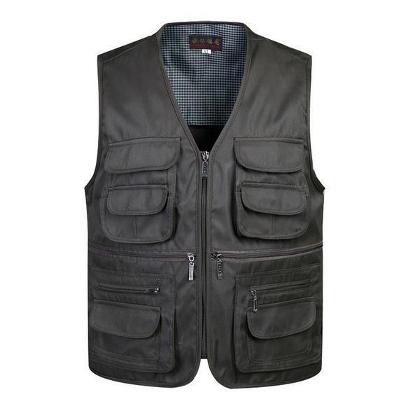fall-multi-pocket outdoor camping vest men pgrapher gray black coffee army green sport sleeveless sport jacket casual xxxl, Black;white
fall-multi-pocket outdoor camping vest men pgrapher gray black coffee army green sport sleeveless sport jacket casual xxxl, Black;white