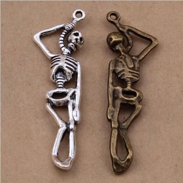 selling 200 pcs /lot 42mm*11mm antique silver & antique plated skeleton charm skull charm for diy jewelry making, Bronze;silver
selling 200 pcs /lot 42mm*11mm antique silver & antique plated skeleton charm skull charm for diy jewelry making, Bronze;silver