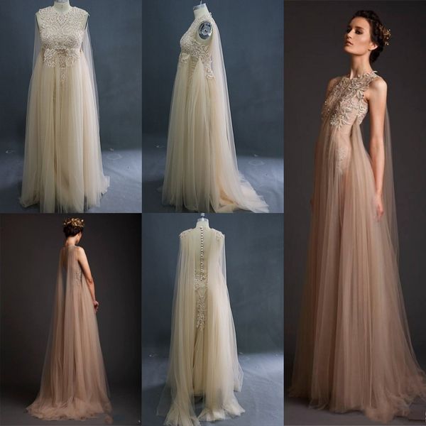 real image krikor jabotian lace appliques evening gowns 2015 a line back covered buttons tulle sweep train bridal formal dresses custom made, Black;red
real image krikor jabotian lace appliques evening gowns 2015 a line back covered buttons tulle sweep train bridal formal dresses custom made, Black;red