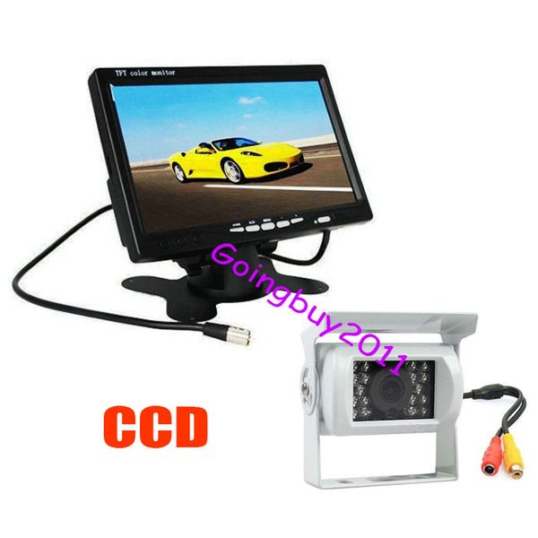 7" lcd monitor car rear view kit + waterproof 18 led ir ccd reversing backup camera 12v white
7" lcd monitor car rear view kit + waterproof 18 led ir ccd reversing backup camera 12v white