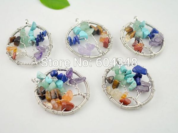 crystal luxury crystal shiny 5pcs wire wrapped oval round tree of life pendant necklace blue turquoise amethyst flourite crystal druzy chips, Bronze;silver
crystal luxury crystal shiny 5pcs wire wrapped oval round tree of life pendant necklace blue turquoise amethyst flourite crystal druzy chips, Bronze;silver