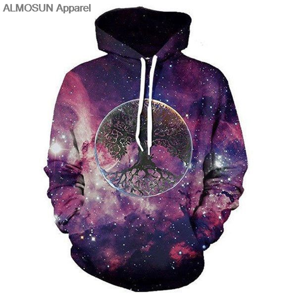 wholesale- almosun tree galaxy starry 3d all over printed hoodies pockets sweatshirt hip hop hipster street wear men women us size, Black
wholesale- almosun tree galaxy starry 3d all over printed hoodies pockets sweatshirt hip hop hipster street wear men women us size, Black