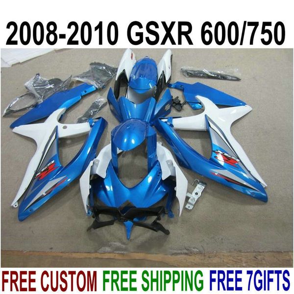 new aftermarket parts for suzuki gsx-r750 gsx-r600 2008 2009 2010 white blue black fairings k8 k9 gsxr600/750 08-10 fairing kit ks83
new aftermarket parts for suzuki gsx-r750 gsx-r600 2008 2009 2010 white blue black fairings k8 k9 gsxr600/750 08-10 fairing kit ks83