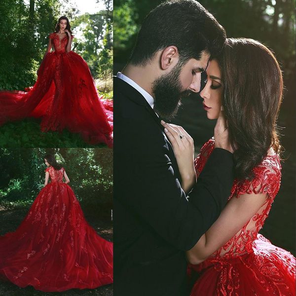 fascinating red mermaid prom dress with over-skirt v-neck beaded lace applique evening gowns glamorous tulle long evening dresses 2018, Black
fascinating red mermaid prom dress with over-skirt v-neck beaded lace applique evening gowns glamorous tulle long evening dresses 2018, Black