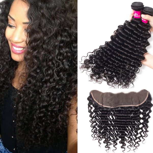 brazilian deep wave virgin human hair 3 bundles with lace frontal closure ear to ear lace frontal closure brazilian peruvian malaysian hair, Black;brown
brazilian deep wave virgin human hair 3 bundles with lace frontal closure ear to ear lace frontal closure brazilian peruvian malaysian hair, Black;brown