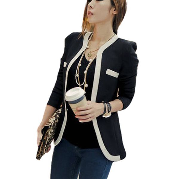 Zanzea 2015 New Fashion Blazer Suit Summer Autumn Women OL Slim Fit V Neck One Button Patchwork Blazer Femininas S-XL FG1511
Zanzea 2015 New Fashion Blazer Suit Summer Autumn Women OL Slim Fit V Neck One Button Patchwork Blazer Femininas S-XL FG1511