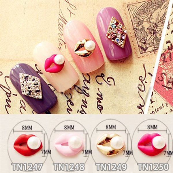 10 pcs/lot red pink gold rose lips pearl 3d nail art decorations glitter charms nails jewelry tn1246-1250, Silver;gold
10 pcs/lot red pink gold rose lips pearl 3d nail art decorations glitter charms nails jewelry tn1246-1250, Silver;gold