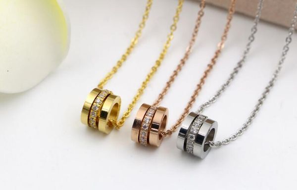 new korean version of the three ring cnc micro-diamond necklace fashion tide wild titanium short section with diamond clavicle chain, Silver
new korean version of the three ring cnc micro-diamond necklace fashion tide wild titanium short section with diamond clavicle chain, Silver