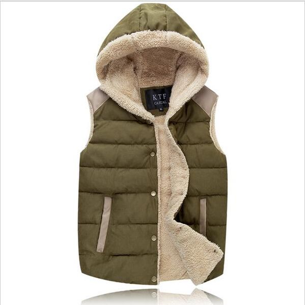 fall-mens hooded vests autumn thick warm men's coats fashion solid male vests multicolor sleeveless jacket man outdoor vests winter, Black;white
fall-mens hooded vests autumn thick warm men's coats fashion solid male vests multicolor sleeveless jacket man outdoor vests winter, Black;white