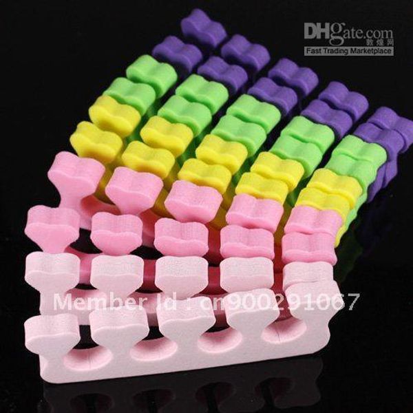 500pcs / Lot Random Color Heart Soft Form Finger Toe Separator Acrylic Nail Art Salon Manicure Pedic
500pcs / Lot Random Color Heart Soft Form Finger Toe Separator Acrylic Nail Art Salon Manicure Pedic