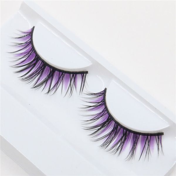 natural and soft color false eyelashes stage performance art studio makeup eye lashes blue and black thick fake eyelashes
natural and soft color false eyelashes stage performance art studio makeup eye lashes blue and black thick fake eyelashes