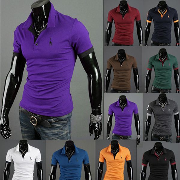 men's fashion casual turn down collar summer casual men's emboridery polos short sleeve t -shirts, White;black
men's fashion casual turn down collar summer casual men's emboridery polos short sleeve t -shirts, White;black