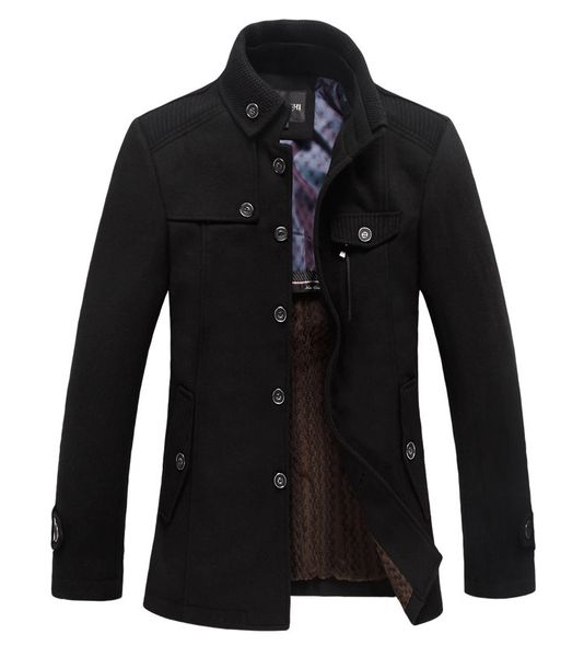 fall-new 2015 winter jaquetas fashion wool & blends ,slim fit thickening outerwear mens coat warm winter overcoat size m-xxxl, Black
fall-new 2015 winter jaquetas fashion wool & blends ,slim fit thickening outerwear mens coat warm winter overcoat size m-xxxl, Black