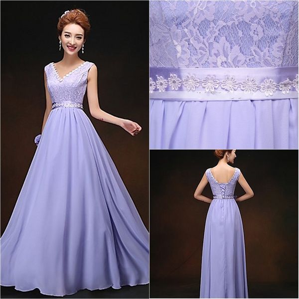 2016 new custom fabulous ping lavender sheath/column v-neck lace up floor-length chiffon lace bridesmaid dress 121, White;pink
2016 new custom fabulous ping lavender sheath/column v-neck lace up floor-length chiffon lace bridesmaid dress 121, White;pink