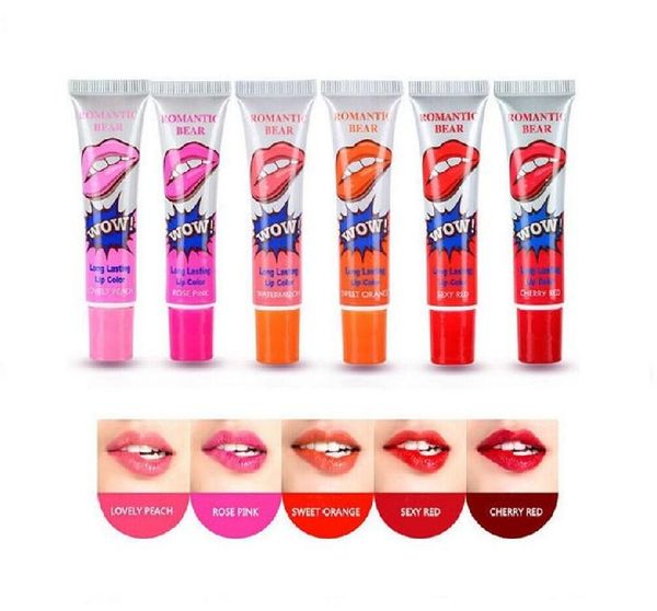in stock romantic bear women make up 12ml tint wow long lasting tint lip peel off lipstick full lips tatto waterproof lip gloss dhl
in stock romantic bear women make up 12ml tint wow long lasting tint lip peel off lipstick full lips tatto waterproof lip gloss dhl