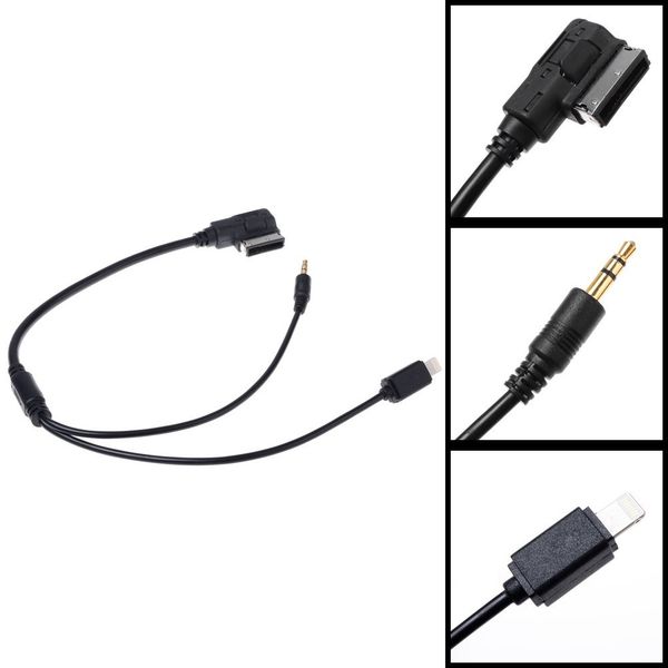 In Car AMI MDI 3.5mm AUX 8-Pin Charge Adapter Cable For Mercedes Benz S300L S350L ML350 with the interface For 5 5S 6 Plus iPod
In Car AMI MDI 3.5mm AUX 8-Pin Charge Adapter Cable For Mercedes Benz S300L S350L ML350 with the interface For 5 5S 6 Plus iPod