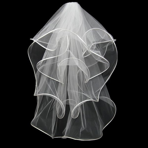 2020 Hot selling Wedding Veils Multi-Layer Puffy Ribbon Edge Gorgeous Elbow Length Cheap Wedding Bridal Veil
2020 Hot selling Wedding Veils Multi-Layer Puffy Ribbon Edge Gorgeous Elbow Length Cheap Wedding Bridal Veil