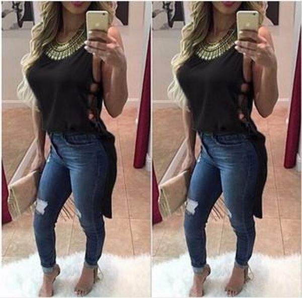 clothing summer t kawaii camisas shirts mujer poleras ropa femme shirt tee tshirt women tumblr irregular hole de obvoe, Black
clothing summer t kawaii camisas shirts mujer poleras ropa femme shirt tee tshirt women tumblr irregular hole de obvoe, Black