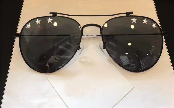 womens designer 7057 stars pilot sunglasses black metal fashion brand sunglasses new with box, White;black
womens designer 7057 stars pilot sunglasses black metal fashion brand sunglasses new with box, White;black