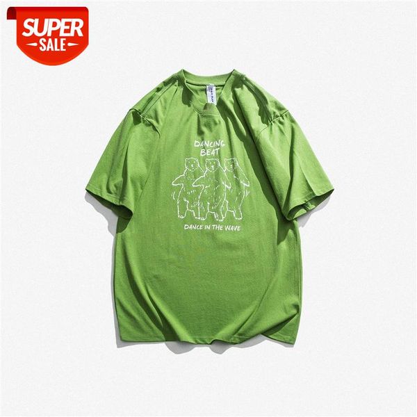 summer t-shirt original street flow back bear stripe print men's casual short sleeve #na7z, White;black
summer t-shirt original street flow back bear stripe print men's casual short sleeve #na7z, White;black