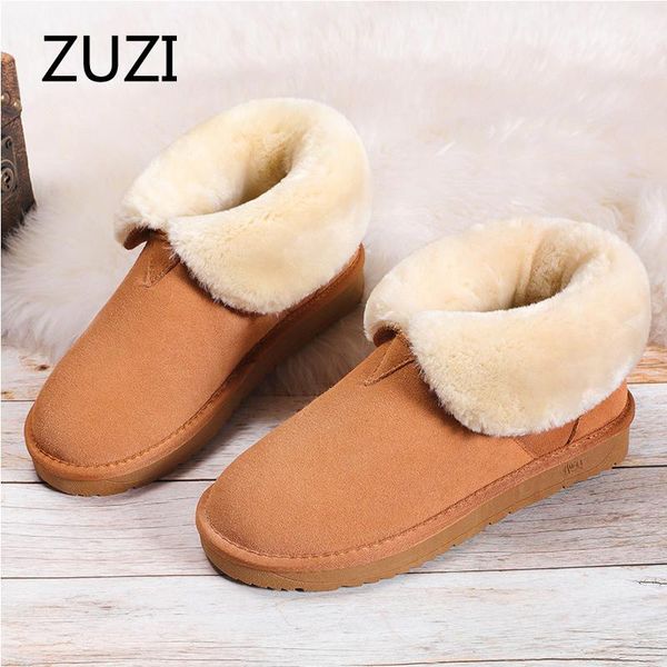 boots zuzi 2021 genuine leather fur snow women australia winter for warm botas mujer, Black
boots zuzi 2021 genuine leather fur snow women australia winter for warm botas mujer, Black