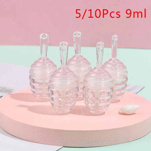 5/10pcs useful 9ml clear empty lip gloss tube containers mini cosmetic refillable bottles storage & jars
5/10pcs useful 9ml clear empty lip gloss tube containers mini cosmetic refillable bottles storage & jars