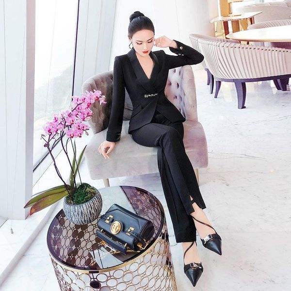 women's two piece pants simple ol business cozy set tracksuit women 2021 autumn slim fit and capable suit coat two-piece, White
women's two piece pants simple ol business cozy set tracksuit women 2021 autumn slim fit and capable suit coat two-piece, White