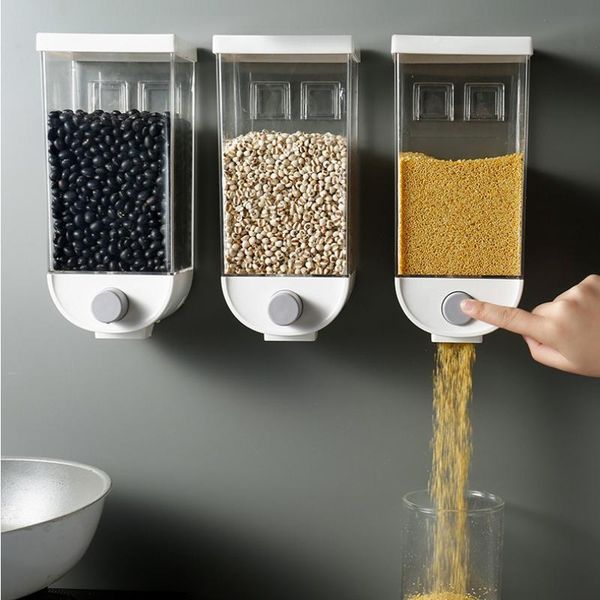 kitchen grain storage box wall mounted dispenser dry container coarse accessories tool 1000/1500ml bottles & jars
kitchen grain storage box wall mounted dispenser dry container coarse accessories tool 1000/1500ml bottles & jars