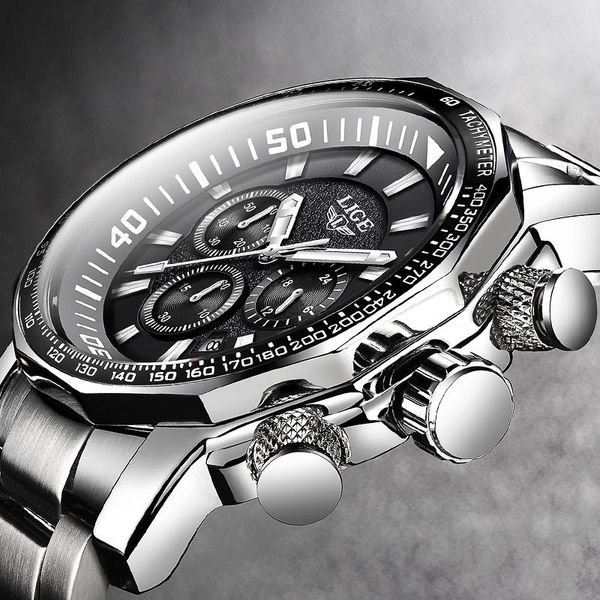 wristwatches relogio masculino men watches lige business quartz clock large dial fashion waterproof military sport watch, Slivery;brown
wristwatches relogio masculino men watches lige business quartz clock large dial fashion waterproof military sport watch, Slivery;brown