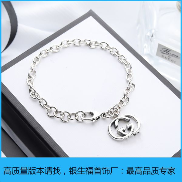 letter hollowed out pattern 925 silver fashion hip hop men's and women's same versatile bracelet, Black
letter hollowed out pattern 925 silver fashion hip hop men's and women's same versatile bracelet, Black