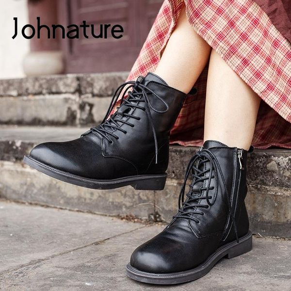boots johnature winter shoes women genuine leather zip 2021 warm round toe concise lace-up leisure handmade platform, Black
boots johnature winter shoes women genuine leather zip 2021 warm round toe concise lace-up leisure handmade platform, Black